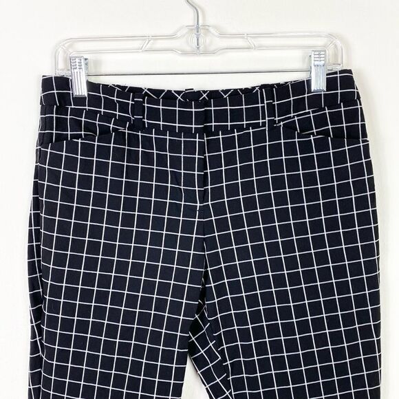 Worthington Black & White Graph Plaid Dress Pant Trousers - Picture 2 of 5